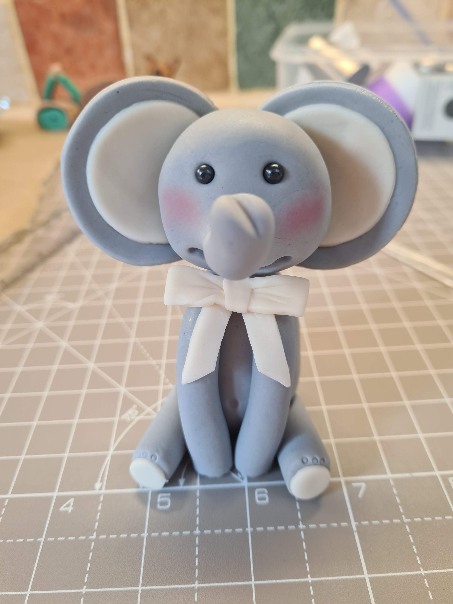 Bespoke handmade cake topper by Hazel
