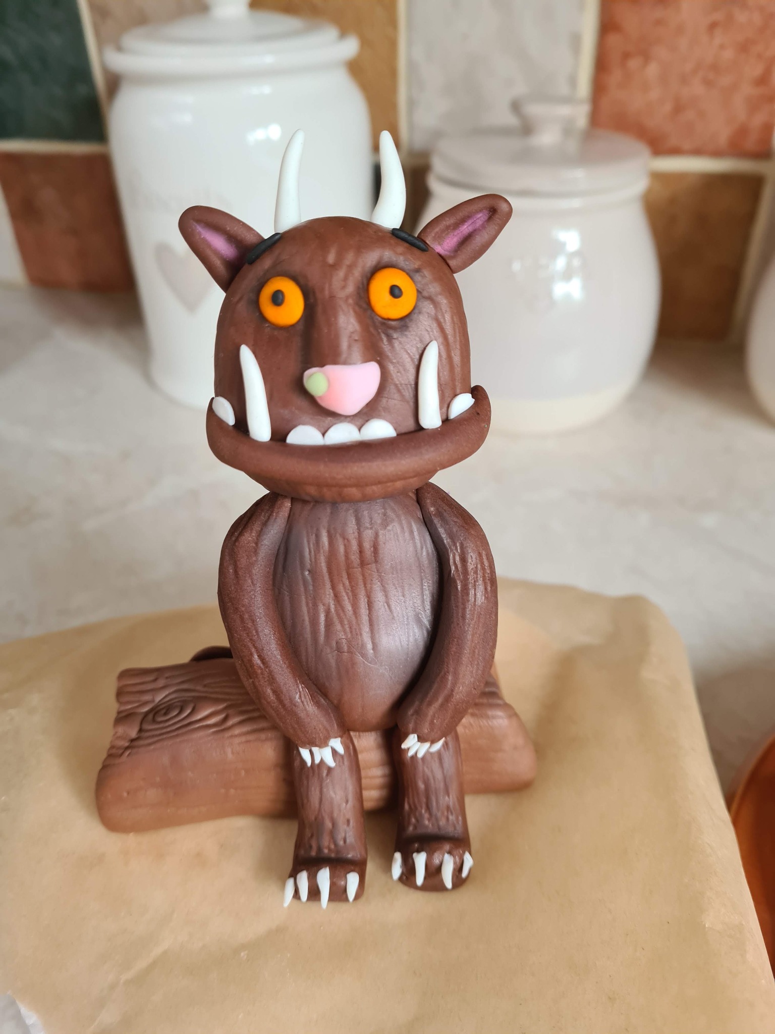 Bespoke handmade cake topper by Hazel