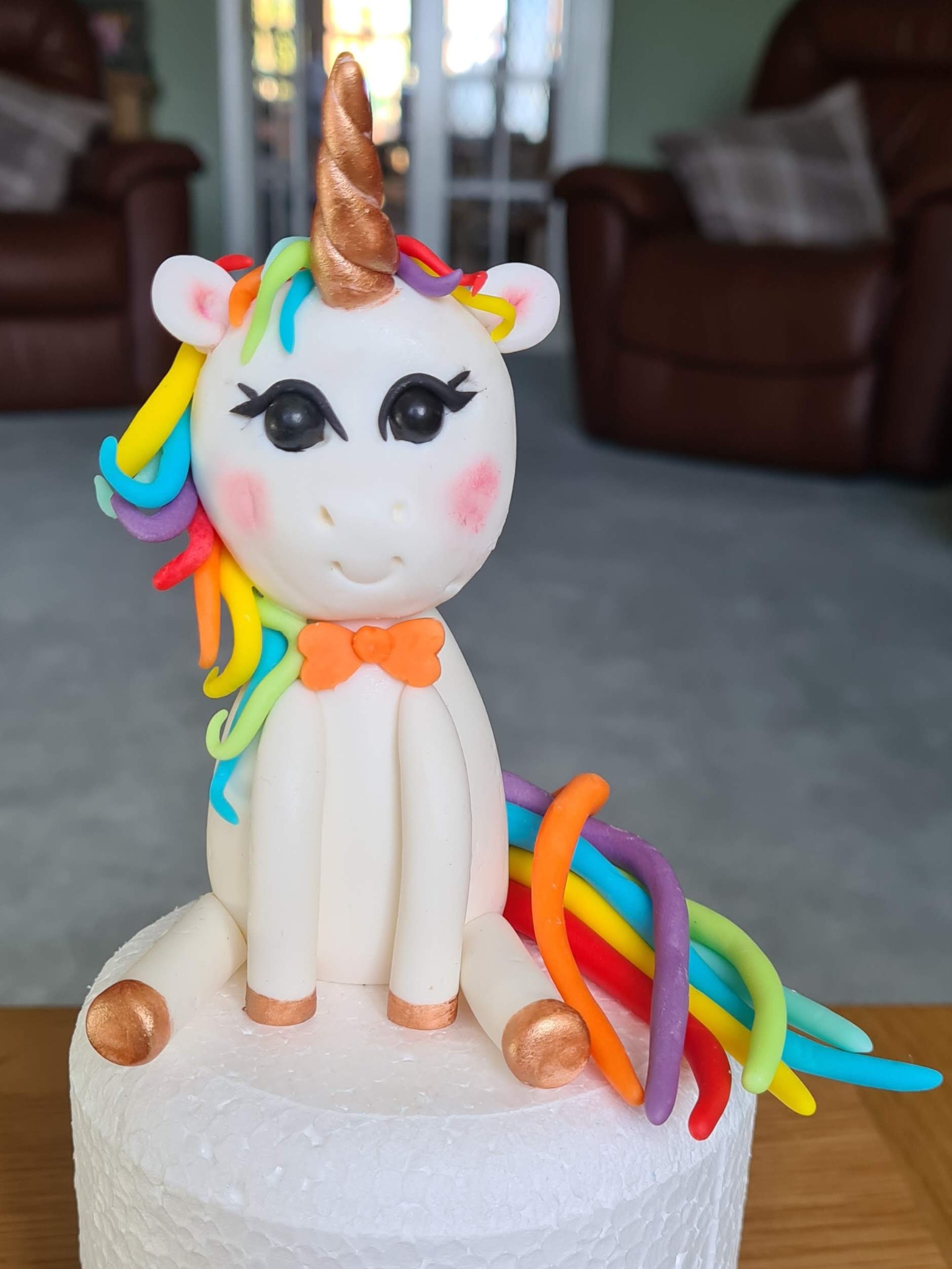 Bespoke handmade cake topper by Hazel