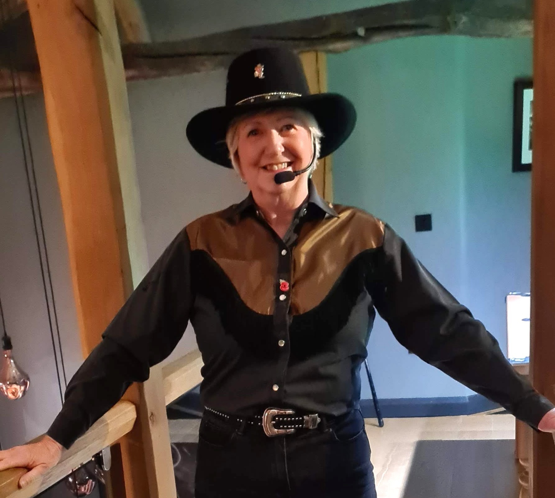 Line dance teacher Hazel Wood