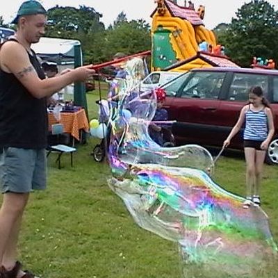 Bubble activity at a Jolly Good Productions event