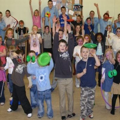 Circus skills workshop by Jolly Good Productions