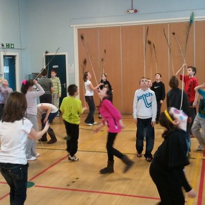 Circus skills workshop by Jolly Good Productions