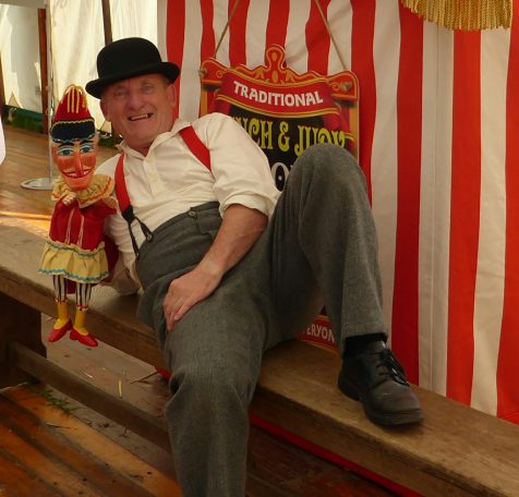 Relaxing with Mr Punch