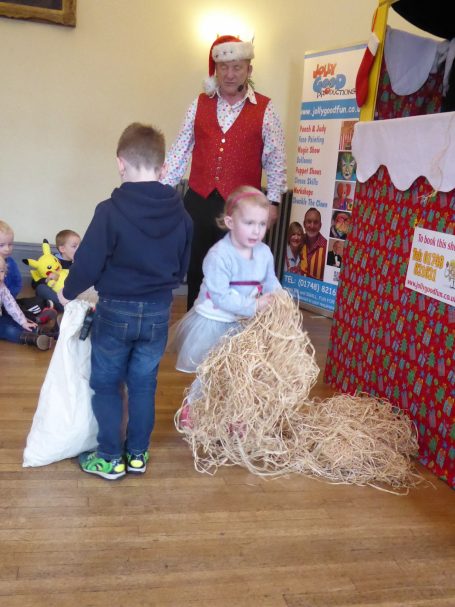 Gathering up the straw