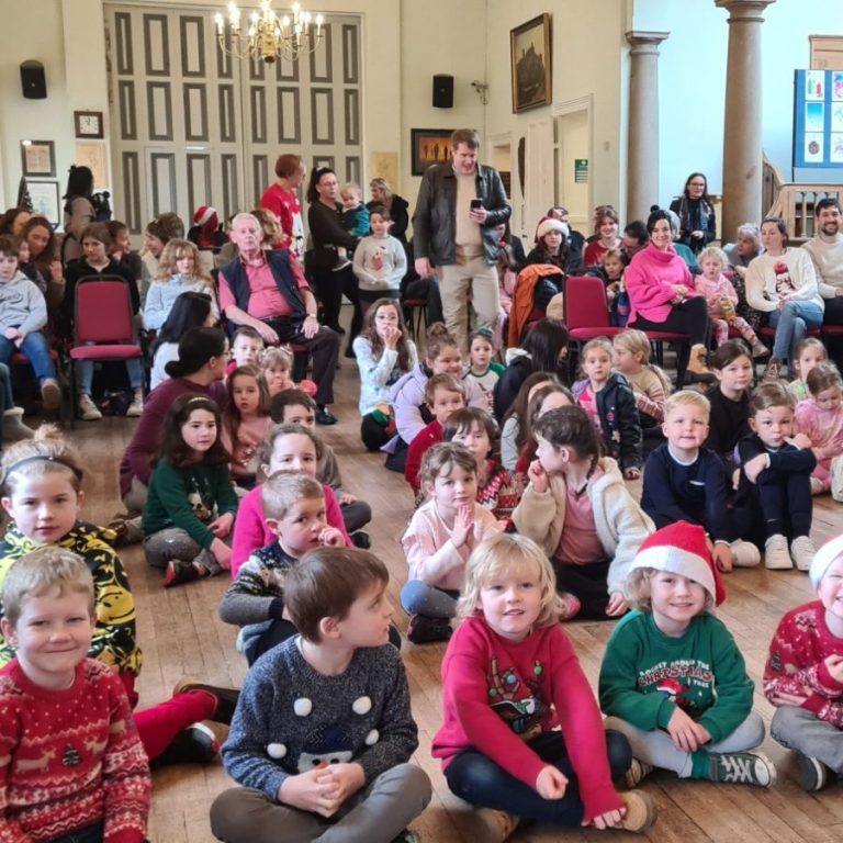 Children at the Christmas Show