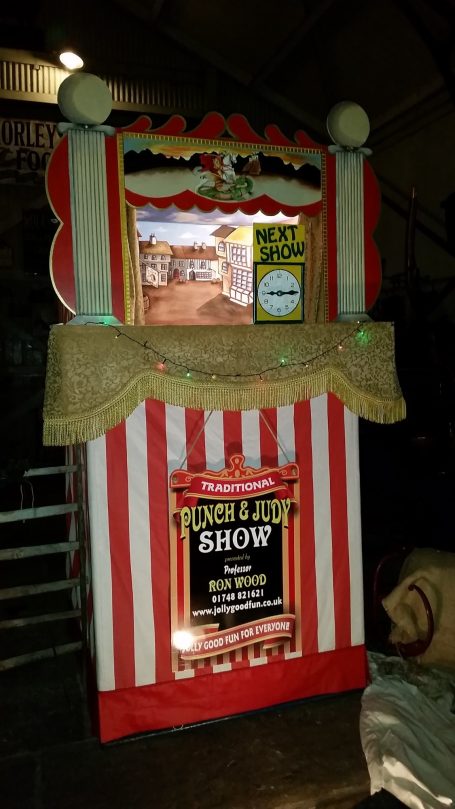 Punch and Judy Show at night