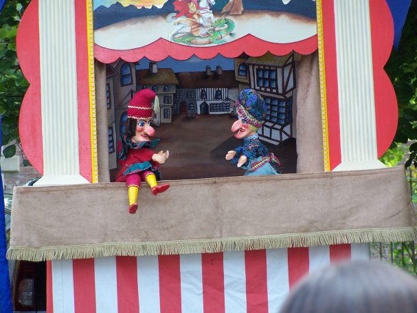 Punch and Judy in action